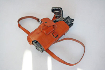 Nerf Maverick N-Strike Painted Custom Tactical COSPLAY + Leder-Holster Steampunk