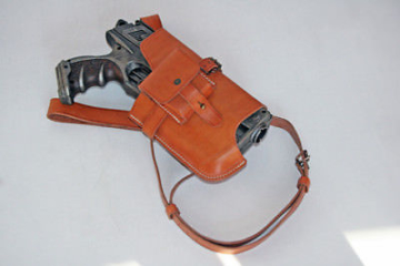 Nerf Maverick N-Strike Painted Custom Tactical COSPLAY + Leder-Holster Steampunk